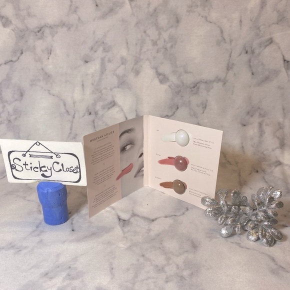 Westman Atelier Clean Glow Trio, Lit, Petal, Biscuit, NEW - Sample - Picture 1 of 8